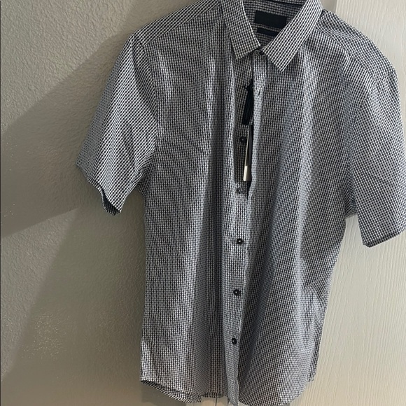 Carven Black and White Casual Button Down Shirt. XL - Picture 6 of 8